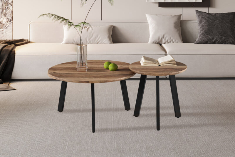 Set van 2 Salontafels 'Aziz' Decor Mango AZIZ